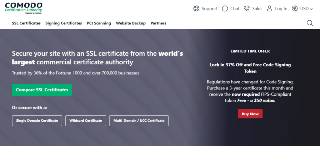 Comodo Group SSL Certificate