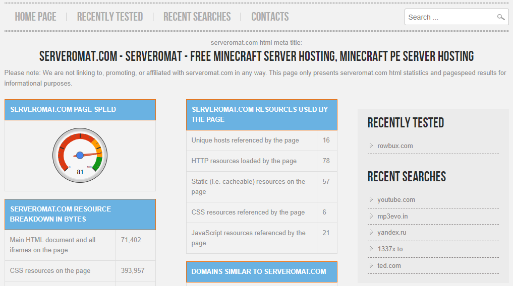 Serveromat free minecraft server