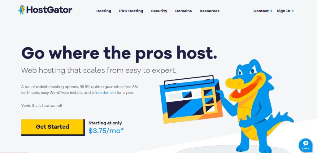 hostgator server hosting