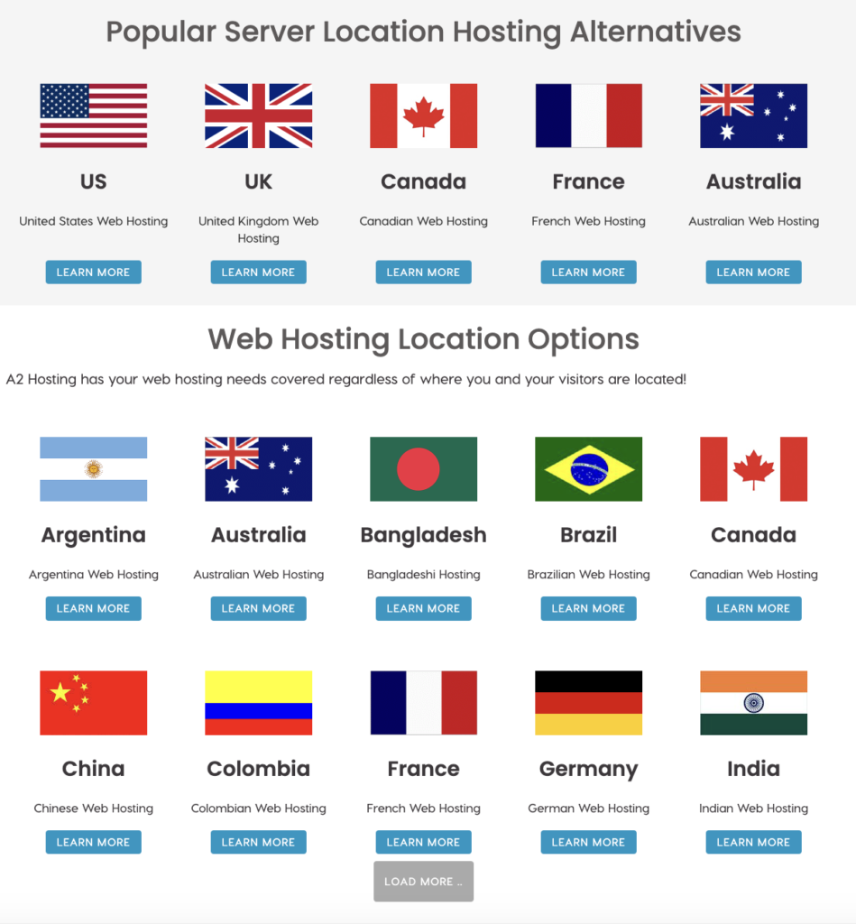 A2Hosting Datacenters