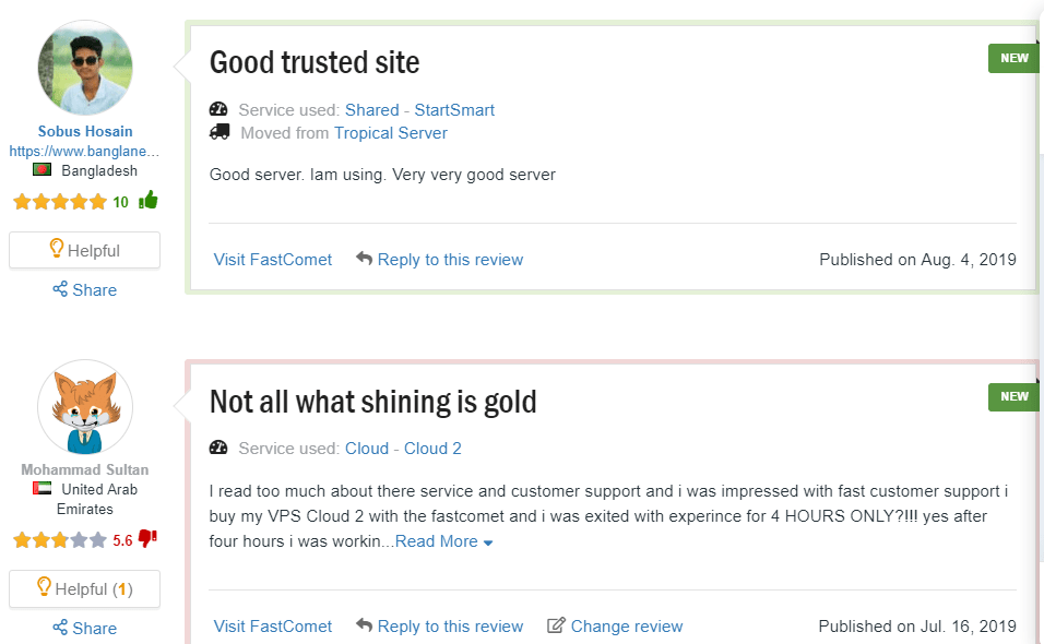Fastcomet Support