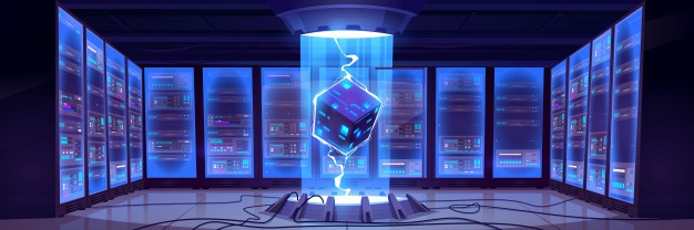 cartoon-bigdata-processing-center