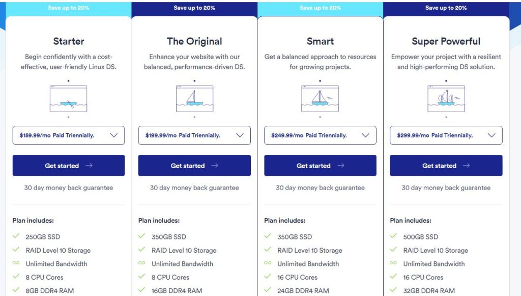 tmd linux dedicated plans