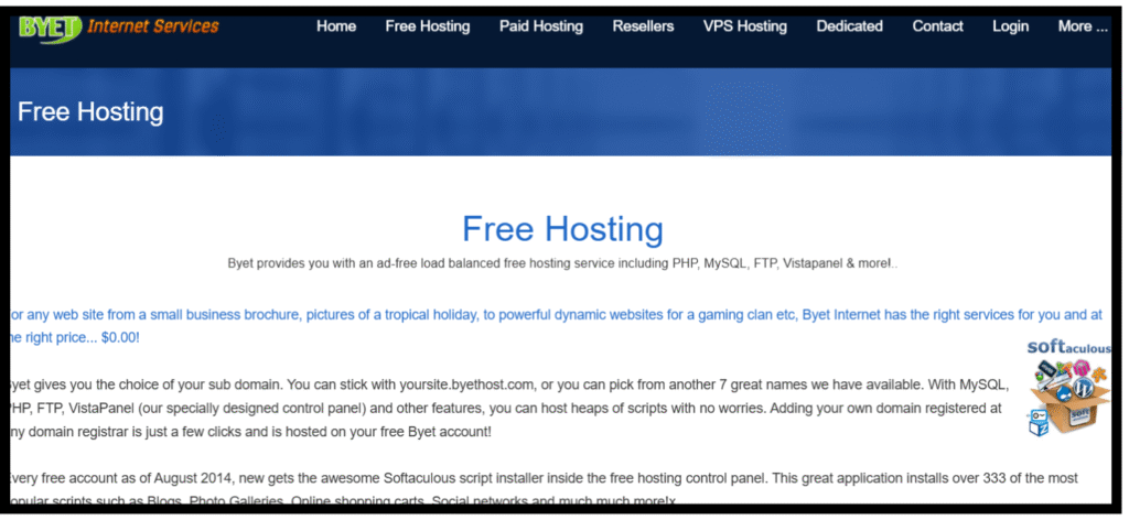 Best free web hosting provider