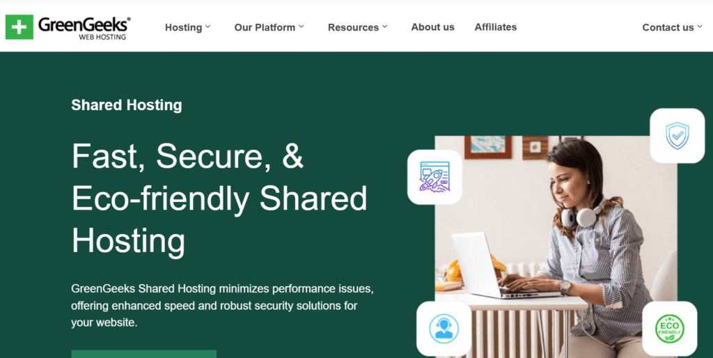 GreenGeeks web hosting provider