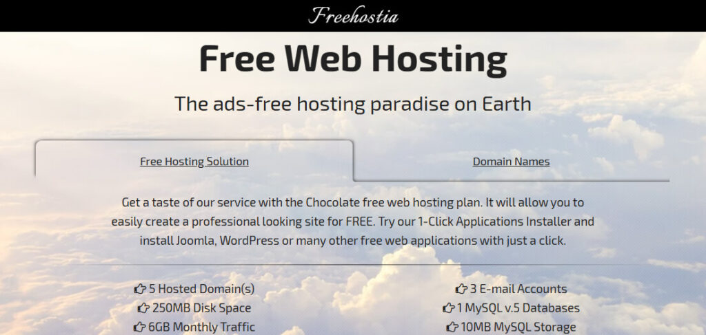 FreeHostia Free Web Hosting