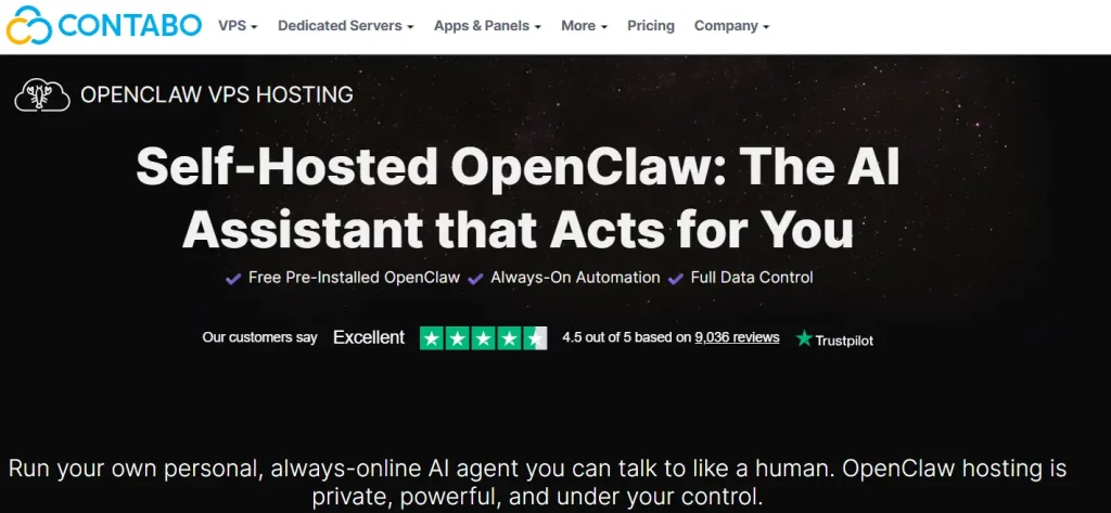 Contabo Openclaw VPS Hosting