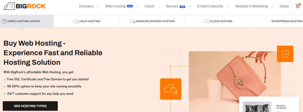 BigRock Web Hosting