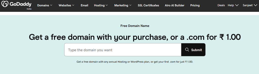 Free Domain Name